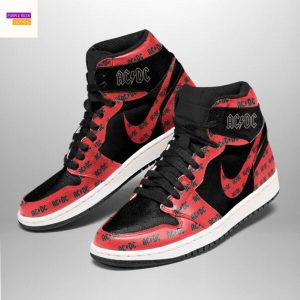 AC DC Rock Music Air Jordan 1 High Top
