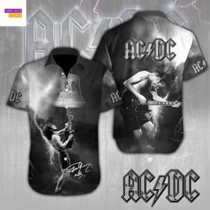 AC DC Rock Music x Angus Young Hawaiian Shirt