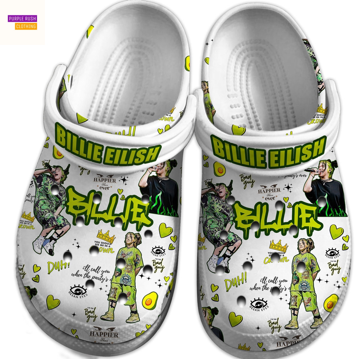 Billie Eilish Happier Than Ever Crocs Billie Eilish Happier Than Ever Crocs