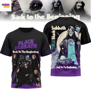 Black Sabbath Back To The Beginning 3D T-Shirt
