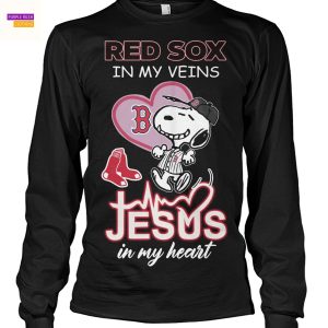 Boston Red Sox In My Veins Jesus In My Heart Unisex T-Shirt