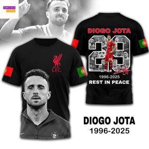 Diogo Jota 1996-2025 Rest In Peace Signature 3D T-Shirt