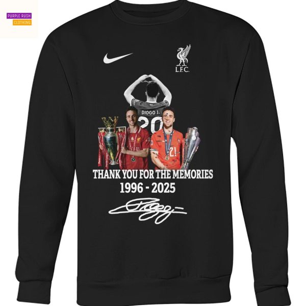 Diogo Jota 1996-2025 Signature Thank You For The Memories Unisex T-Shirt