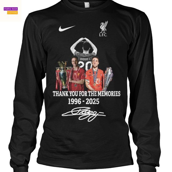 Diogo Jota 1996-2025 Signature Thank You For The Memories Unisex T-Shirt