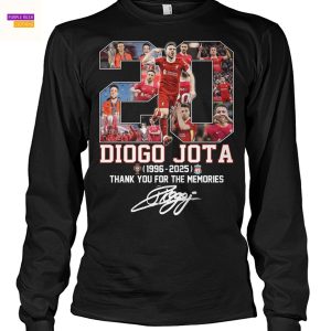 Diogo Jota Liverpool 1996-2025 Signature Thank You For The Memories Unisex T-Shirt
