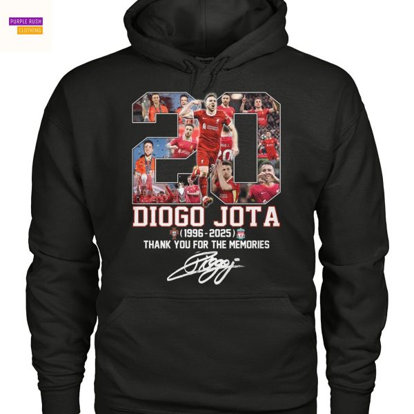 Diogo Jota Liverpool 1996-2025 Signature Thank You For The Memories Unisex T-Shirt