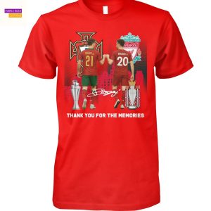 Diogo Jota Signature Thank You For The Memories Unisex T-Shirt