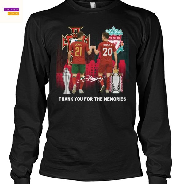 Diogo Jota Signature Thank You For The Memories Unisex T-Shirt