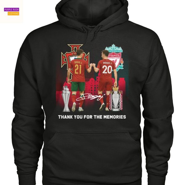 Diogo Jota Signature Thank You For The Memories Unisex T-Shirt
