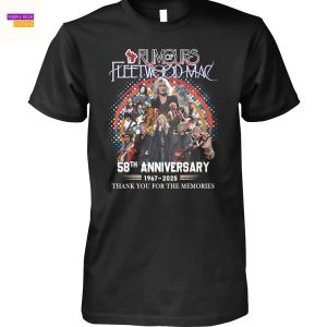 Fleetwood Mac Rumours 58th Anniversary 1967-2025 Thank You For The Memories Unisex T-Shirt