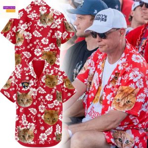 Florida Panthers Coachs Cat 2024-2025 Stanley Cup Hawaiian Shirt
