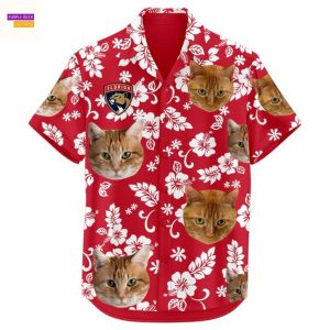 Florida Panthers Coachs Cat 2024-2025 Stanley Cup Hawaiian Shirt