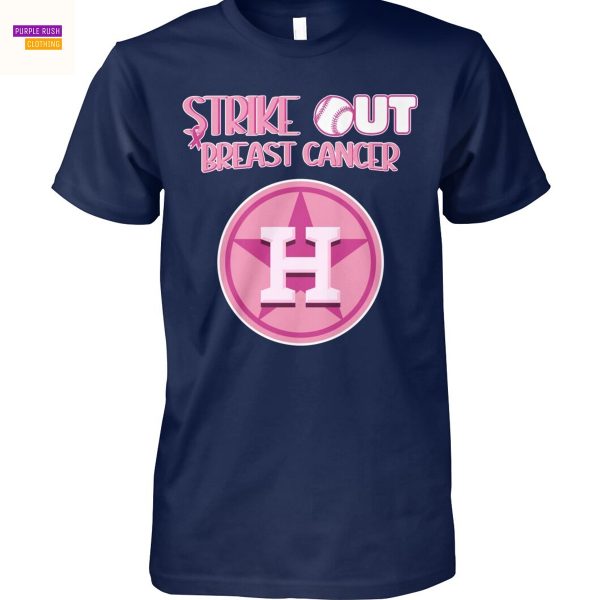 Houston Astros Strike Out Breast Cancer Unisex T-Shirt