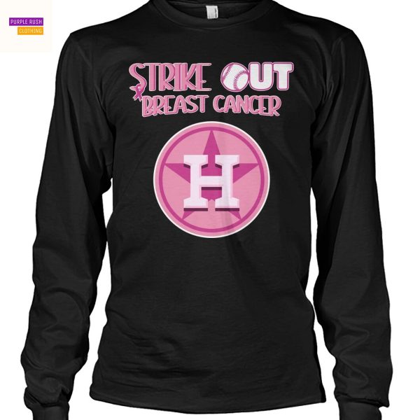 Houston Astros Strike Out Breast Cancer Unisex T-Shirt