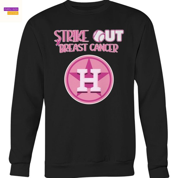 Houston Astros Strike Out Breast Cancer Unisex T-Shirt