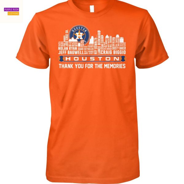 Houston Astros Thank You For The Memories Unisex T-Shirt