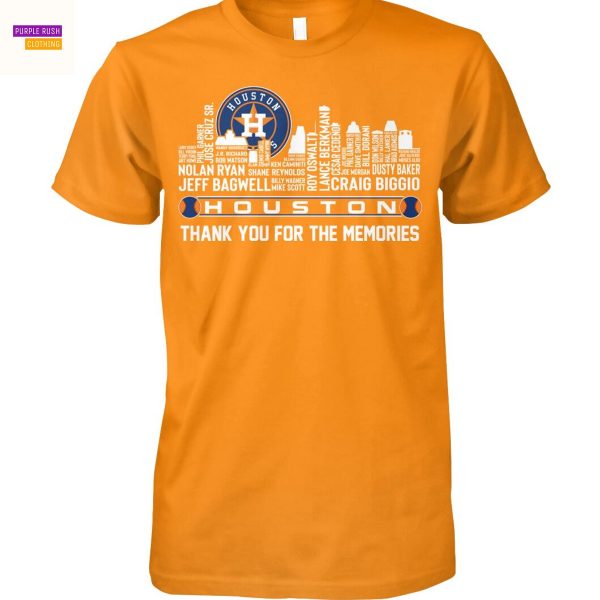 Houston Astros Thank You For The Memories Unisex T-Shirt