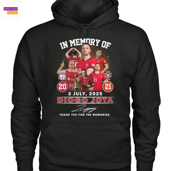 In Memory Of 3 July 2025 Diogo Jota Signature Thank You For The Memories Unisex T-Shirt