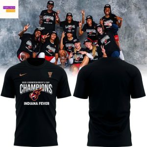 Indiana Fever 2025 WNBA Commissioner Cup Champions Unisex T-Shirt