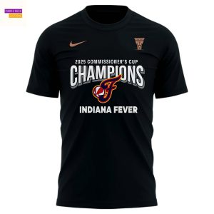 Indiana Fever 2025 WNBA Commissioner Cup Champions Unisex T-Shirt