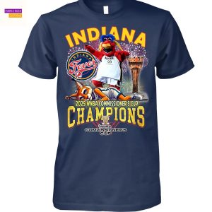 Indiana Fever 2025 WNBA Commissioners Cup Champion Unisex T-Shirt