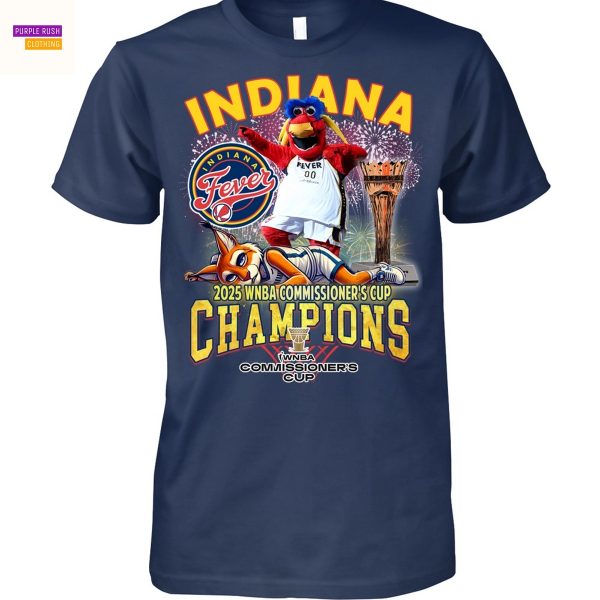 Indiana Fever 2025 WNBA Commissioners Cup Champion Unisex T-Shirt