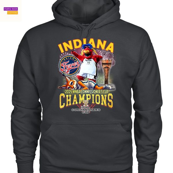 Indiana Fever 2025 WNBA Commissioners Cup Champion Unisex T-Shirt