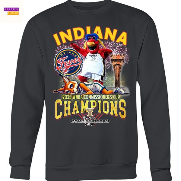 Indiana Fever 2025 WNBA Commissioners Cup Champion Unisex T-Shirt