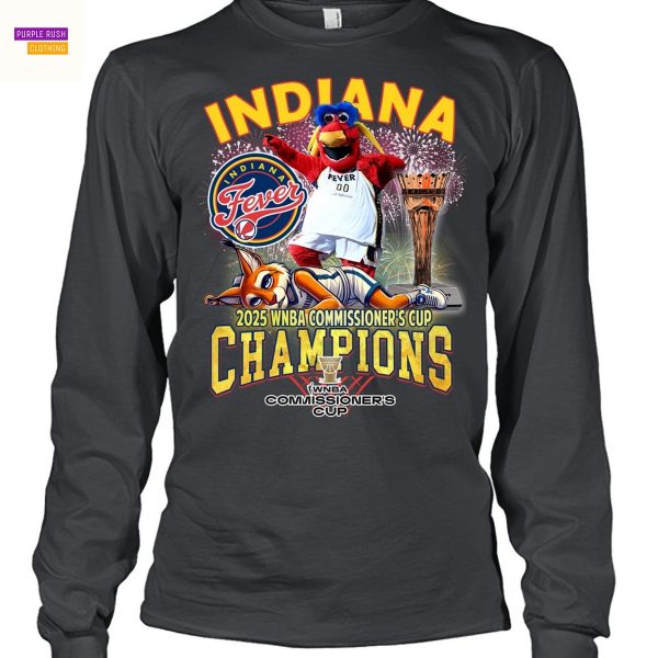 Indiana Fever 2025 WNBA Commissioners Cup Champion Unisex T-Shirt