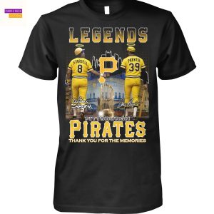 Legends Pittsburgh Pirates Signature Thank You For The Memories Unisex T-Shirt