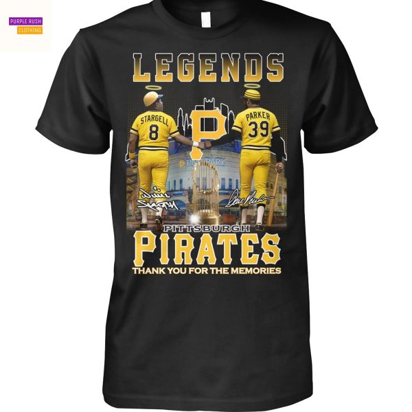 Legends Pittsburgh Pirates Signature Thank You For The Memories Unisex T-Shirt