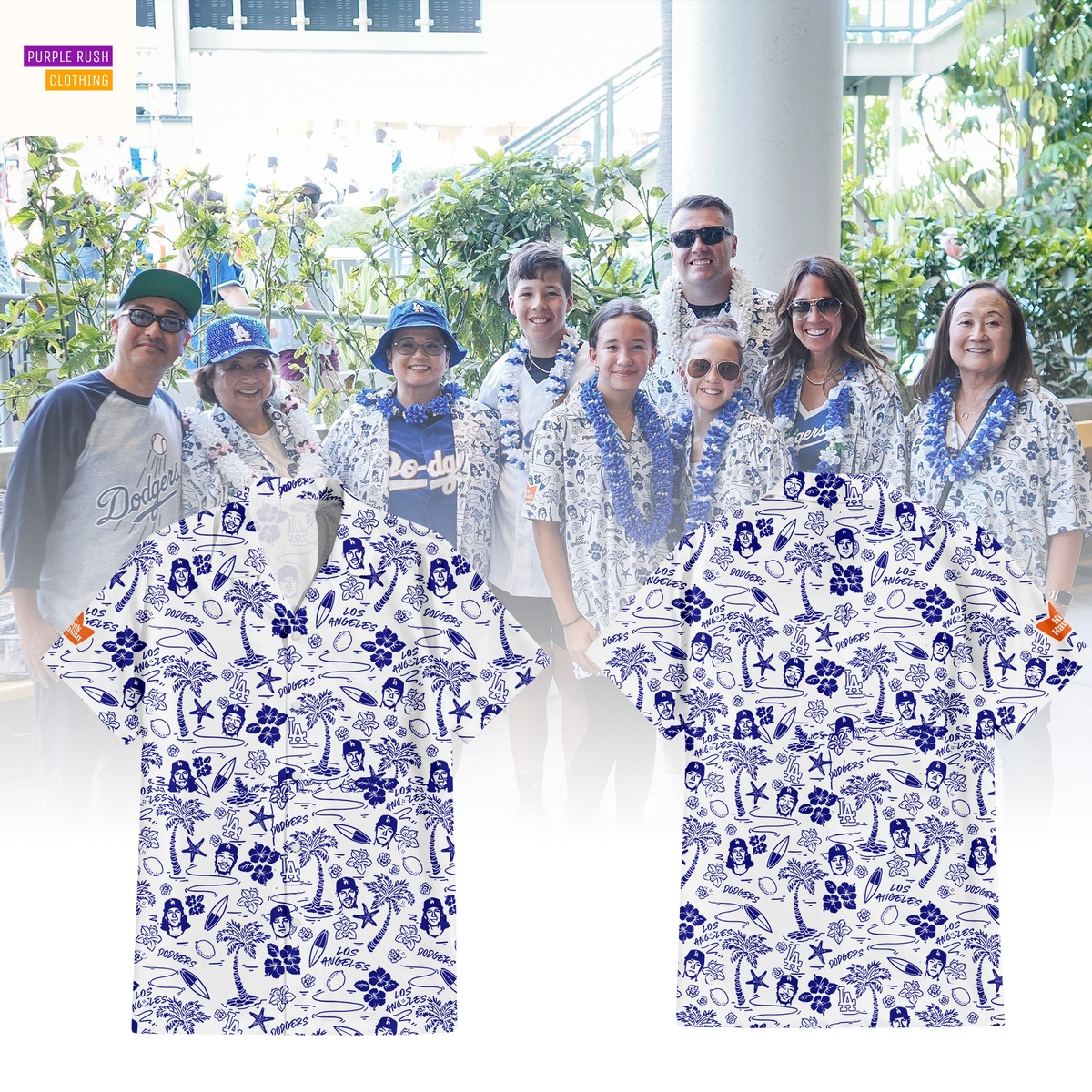 Los Angeles Dodgers Summer Hawaiian Shirt Los Angeles Dodgers Summer Hawaiian Shirt