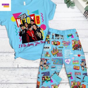 New Kids On The Block I ll Be Loving You Forever Pajamas Set
