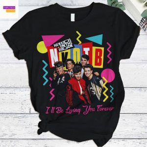 New Kids On The Block I ll Be Loving You Forever Pajamas Set – Black