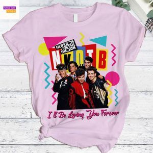 New Kids On The Block I ll Be Loving You Forever Pajamas Set – Pink