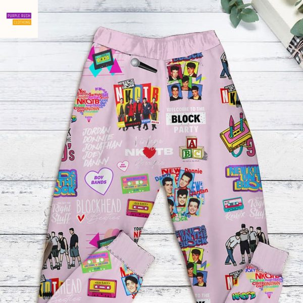 New Kids On The Block I ll Be Loving You Forever Pajamas Set – Pink