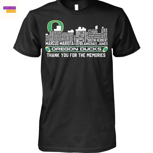 Oregon Duck Thank You For The Memories Unisex T-Shirt