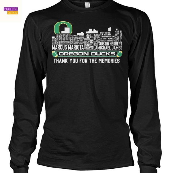 Oregon Duck Thank You For The Memories Unisex T-Shirt