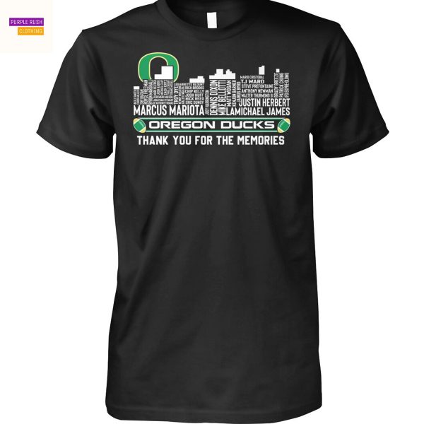 Oregon Ducks Thank You For The Memories Unisex T-Shirt