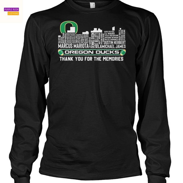 Oregon Ducks Thank You For The Memories Unisex T-Shirt