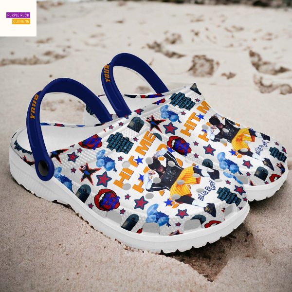 Personalized Billie Eilish Hit Me Hard And Soft Crocs