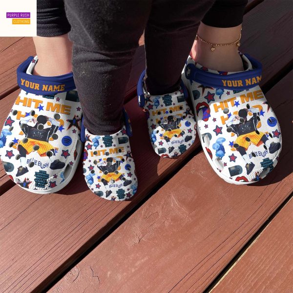 Personalized Billie Eilish Hit Me Hard And Soft Crocs