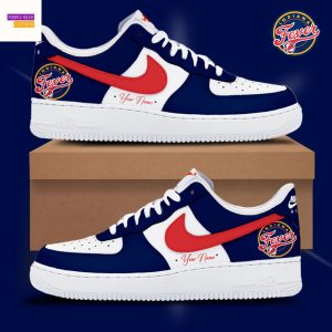 Personalized Indiana Fever 2025 WNBA Commissioner Cup Champions Air Force 1