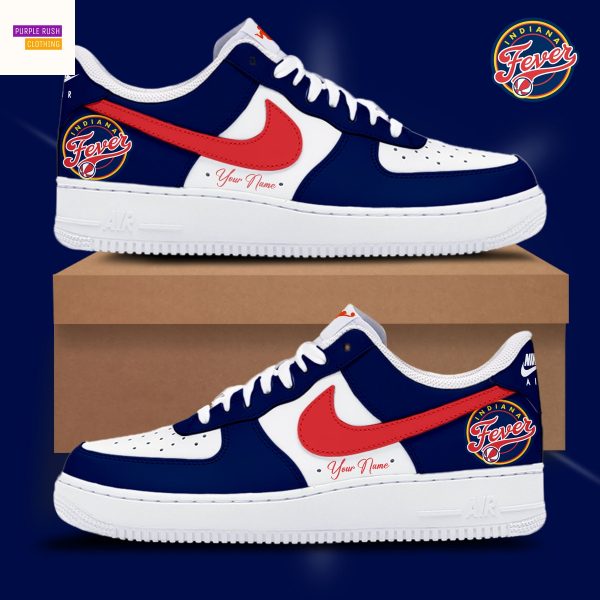 Personalized Indiana Fever 2025 WNBA Commissioner Cup Champions Air Force 1