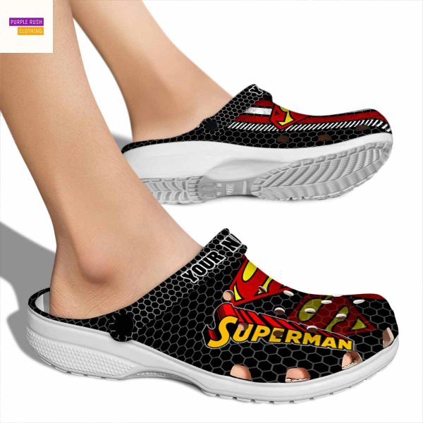Personalized Superman Crocs