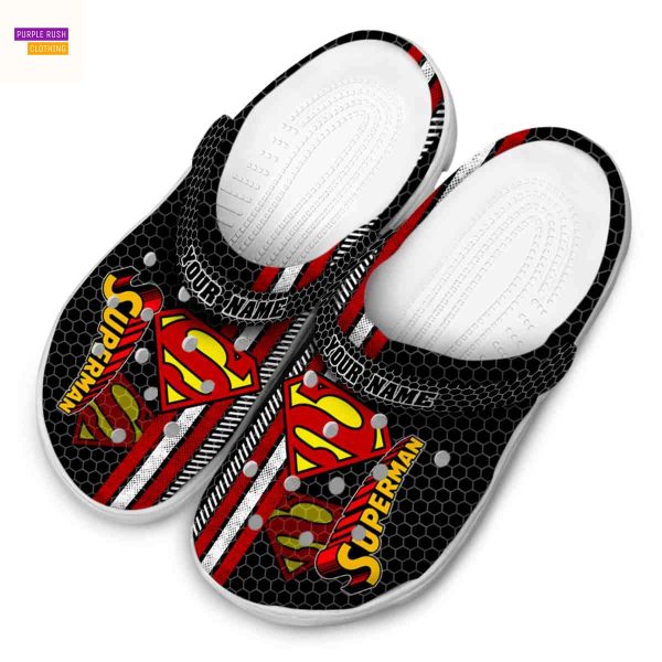 Personalized Superman Crocs