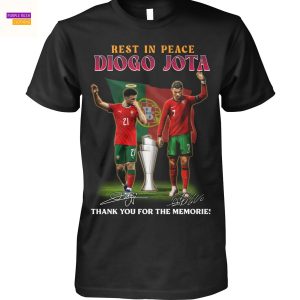 Rest In Peace Diogo Jota – CR7 Signature Thank You For The Memories Unisex T-Shirt