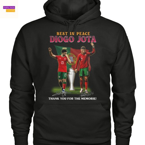 Rest In Peace Diogo Jota – CR7 Signature Thank You For The Memories Unisex T-Shirt
