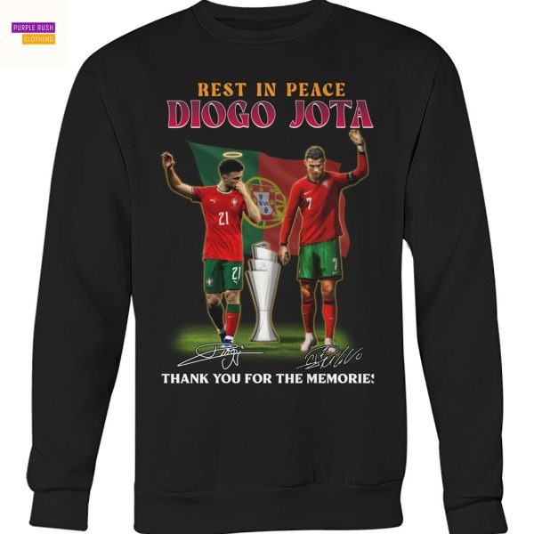 Rest In Peace Diogo Jota – CR7 Signature Thank You For The Memories Unisex T-Shirt