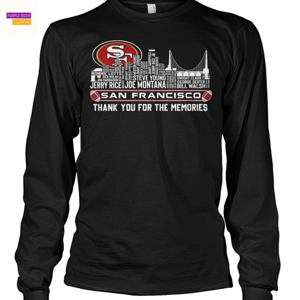 San Francisco 49ers Thank You For The Memories Unisex T-Shirt
